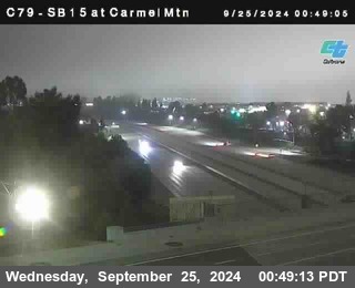 NB 15 at Carmel Mountain Rd.