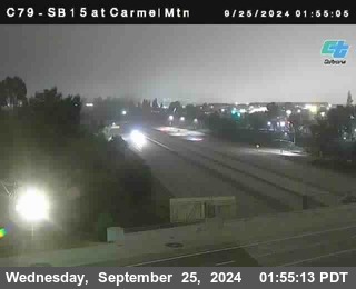 NB 15 at Carmel Mountain Rd.