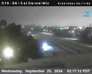 NB 15 at Carmel Mountain Rd.