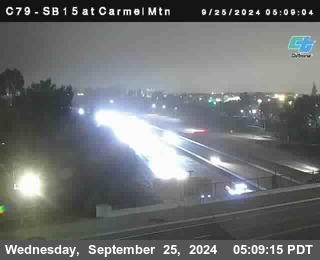 NB 15 at Carmel Mountain Rd.