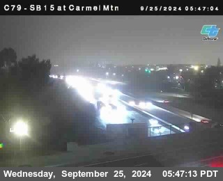 NB 15 at Carmel Mountain Rd.