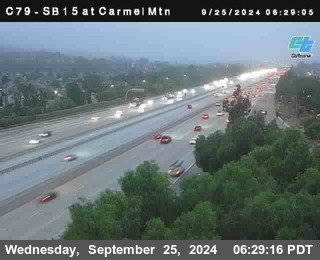 NB 15 at Carmel Mountain Rd.