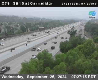 NB 15 at Carmel Mountain Rd.