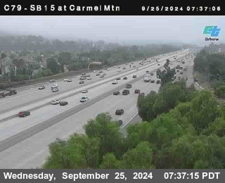 NB 15 at Carmel Mountain Rd.