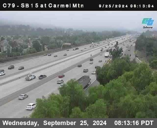 NB 15 at Carmel Mountain Rd.