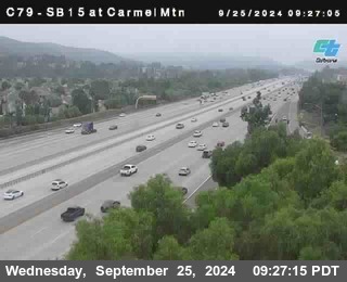 NB 15 at Carmel Mountain Rd.