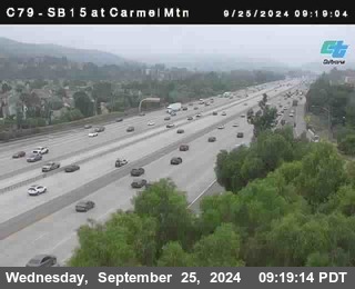 NB 15 at Carmel Mountain Rd.