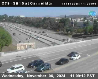 NB 15 at Carmel Mountain Rd.