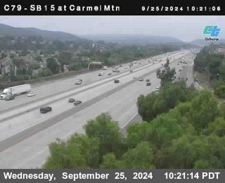 NB 15 at Carmel Mountain Rd.