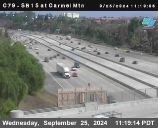 NB 15 at Carmel Mountain Rd.