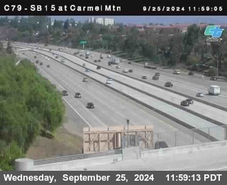 NB 15 at Carmel Mountain Rd.