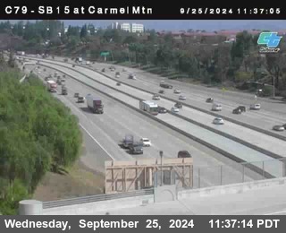 NB 15 at Carmel Mountain Rd.