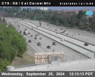 NB 15 at Carmel Mountain Rd.