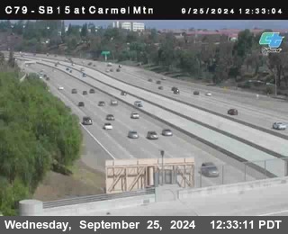 NB 15 at Carmel Mountain Rd.