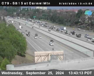 NB 15 at Carmel Mountain Rd.