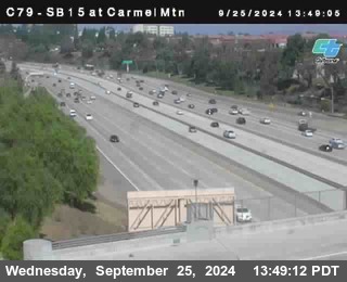 NB 15 at Carmel Mountain Rd.