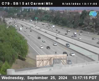 NB 15 at Carmel Mountain Rd.