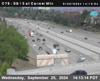 NB 15 at Carmel Mountain Rd.