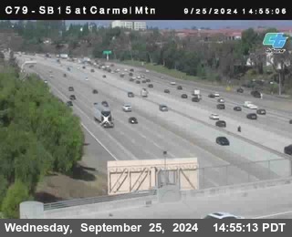 NB 15 at Carmel Mountain Rd.