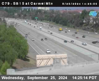 NB 15 at Carmel Mountain Rd.