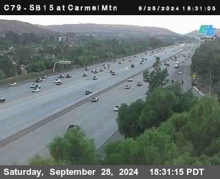 NB 15 at Carmel Mountain Rd.