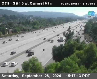 NB 15 at Carmel Mountain Rd.