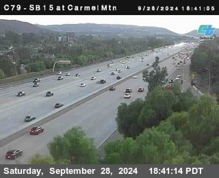 NB 15 at Carmel Mountain Rd.