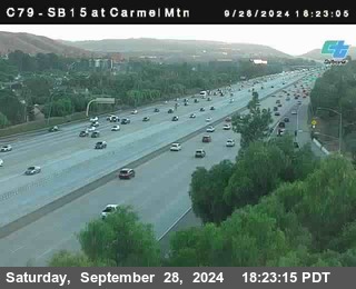 NB 15 at Carmel Mountain Rd.