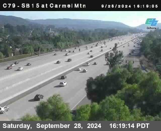 NB 15 at Carmel Mountain Rd.