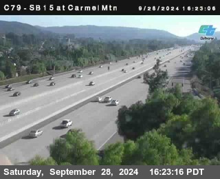 NB 15 at Carmel Mountain Rd.