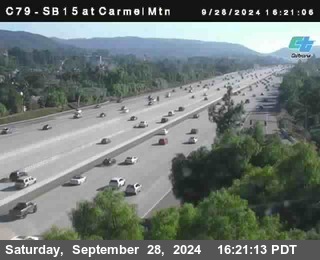 NB 15 at Carmel Mountain Rd.