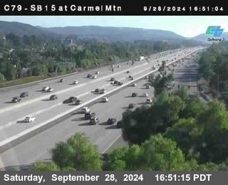 NB 15 at Carmel Mountain Rd.