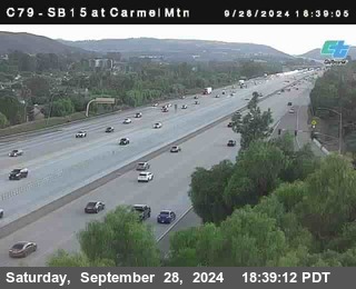 NB 15 at Carmel Mountain Rd.