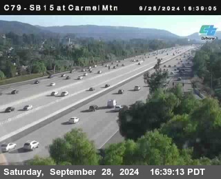 NB 15 at Carmel Mountain Rd.