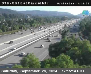 NB 15 at Carmel Mountain Rd.