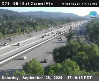 NB 15 at Carmel Mountain Rd.