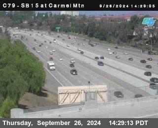 NB 15 at Carmel Mountain Rd.