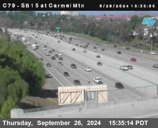 NB 15 at Carmel Mountain Rd.