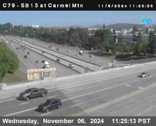 NB 15 at Carmel Mountain Rd.