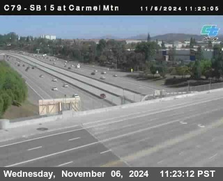 NB 15 at Carmel Mountain Rd.