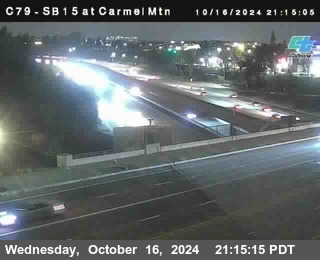 NB 15 at Carmel Mountain Rd.