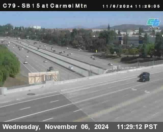 NB 15 at Carmel Mountain Rd.