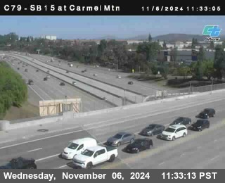 NB 15 at Carmel Mountain Rd.