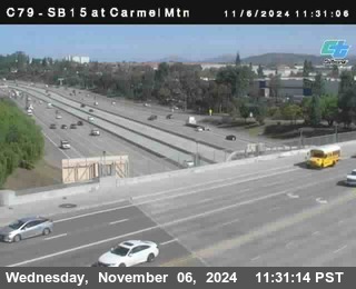 NB 15 at Carmel Mountain Rd.