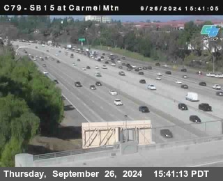 NB 15 at Carmel Mountain Rd.