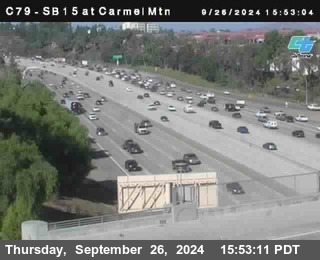 NB 15 at Carmel Mountain Rd.