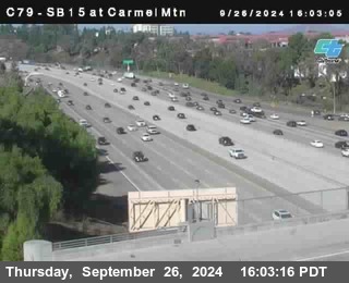 NB 15 at Carmel Mountain Rd.