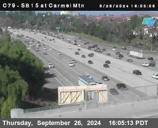 NB 15 at Carmel Mountain Rd.