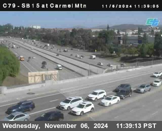 NB 15 at Carmel Mountain Rd.