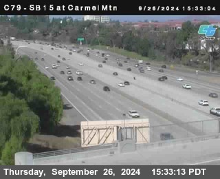 NB 15 at Carmel Mountain Rd.